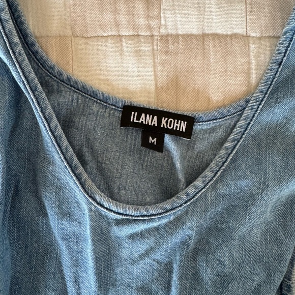 Ilana Kohn chambray Roxy tank Medium - Picture 4 of 5